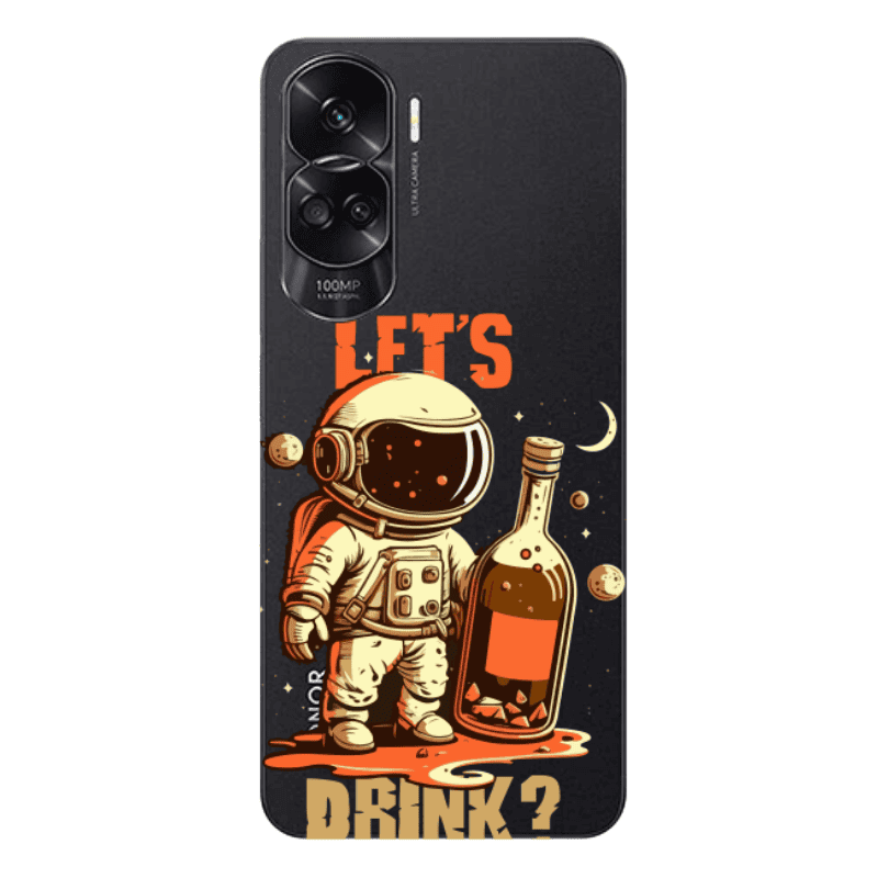 Honor 90 Lite 5G Lets drink Transparent Silicone TPU Θήκη