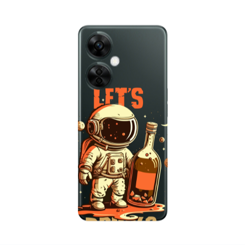Oneplus Nord CE 3 Lite 5G Lets drink Transparent Silicone TPU Θήκη