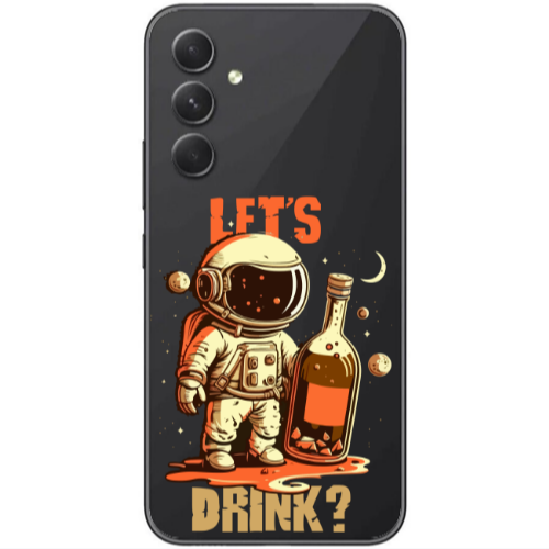 Samsung Galaxy A25 Lets drink Transparent Silicone TPU Θήκη
