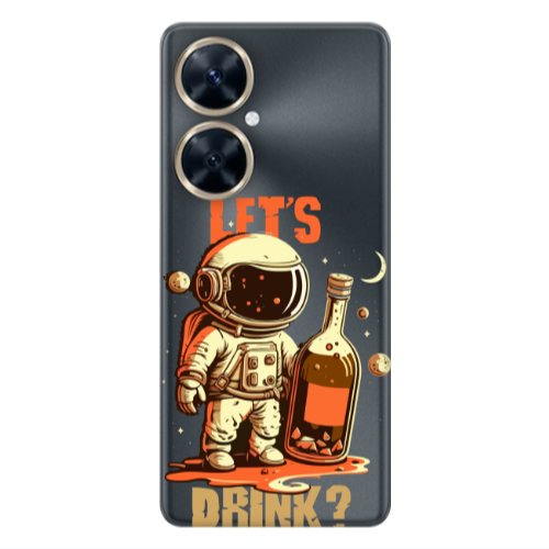 Huawei Nova 11i Lets drink Transparent Silicone TPU Θήκη