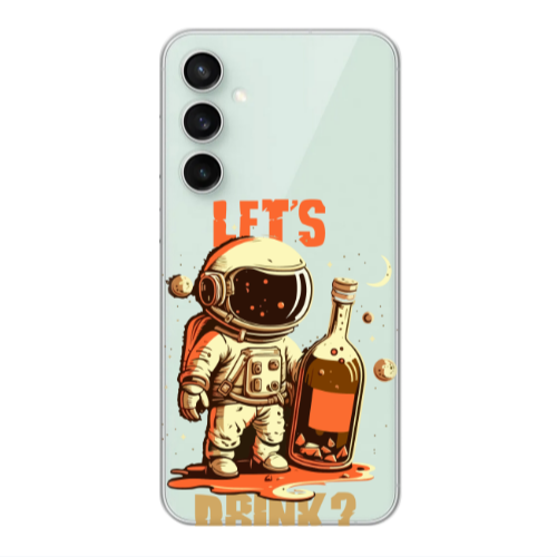 Samsung S24 Plus Lets drink Transparent Silicone TPU Θήκη