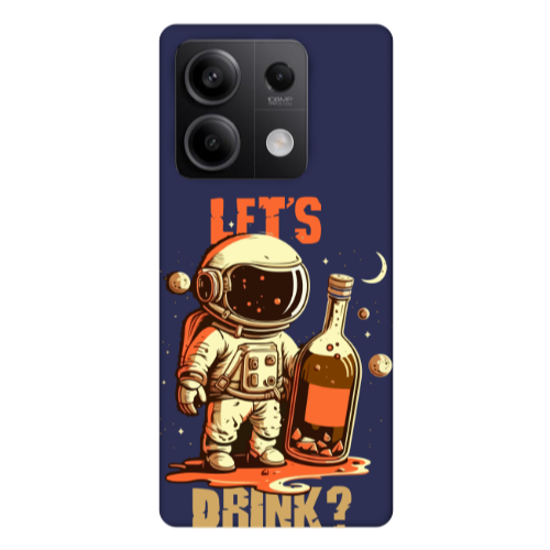 Xiaomi Redmi Note 13Pro 5G Lets drink Dark blue Colored Silicone TPU Θήκη