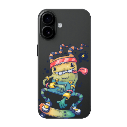 Apple Iphone 16 plus Dangerous task Transparent Silicone TPU Θήκη