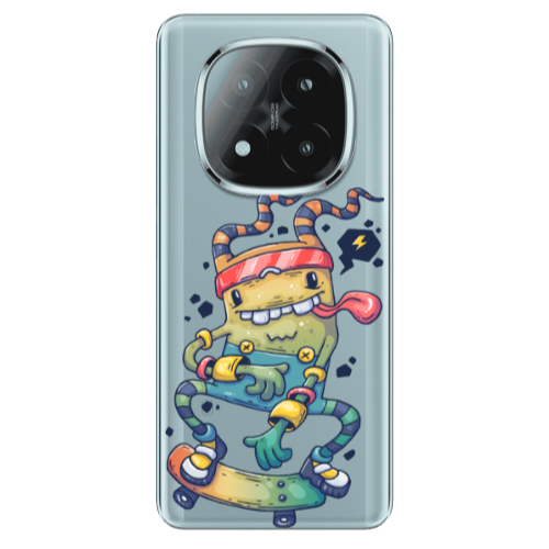Xiaomi Redmi Note 14 Pro + 5g Dangerous task Transparent Silicone TPU Θήκη