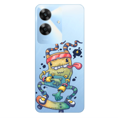 Realme Note 60 Dangerous task Transparent Silicone TPU Θήκη