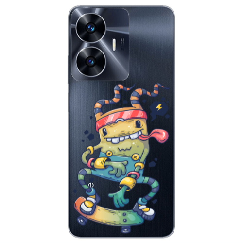 Realme Note 50 Dangerous task Transparent Silicone TPU Θήκη