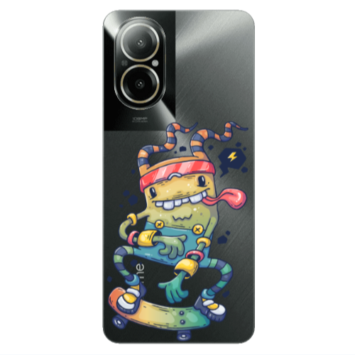 Realme C67 Dangerous task Transparent Silicone TPU Θήκη