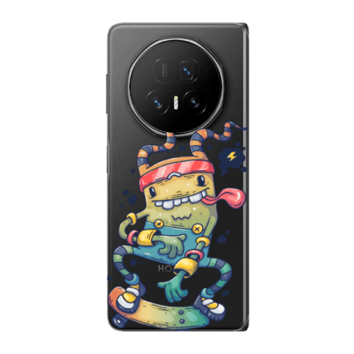 Honor Magic V5 Dangerous task Transparent Silicone TPU Θήκη