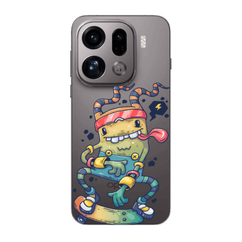 Oppo Find X9 Pro Dangerous task Transparent Silicone TPU Θήκη
