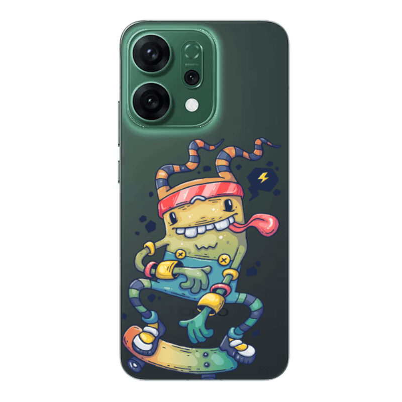 Oppo RENO 14 Dangerous task Transparent Silicone TPU Θήκη