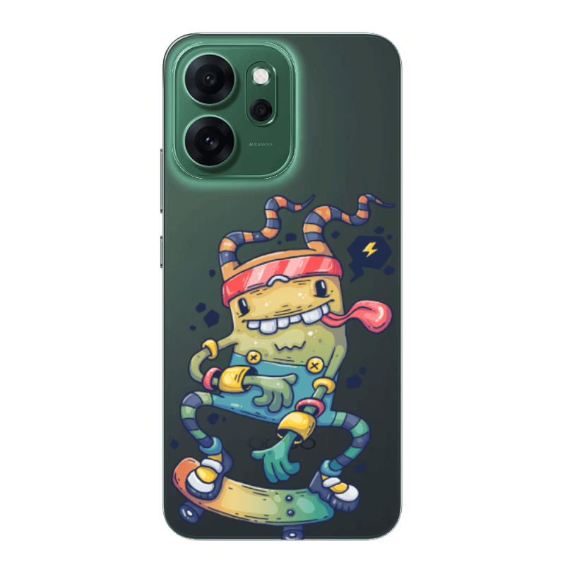 Oppo 14 F Dangerous task Transparent Silicone TPU Θήκη