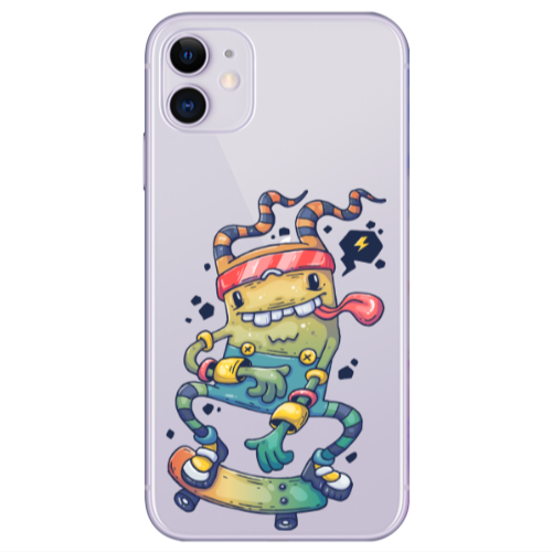 Apple iPhone 11  Dangerous task Transparent Silicone TPU Θήκη