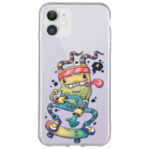 Apple iPhone 12 Dangerous task Transparent Silicone TPU Θήκη