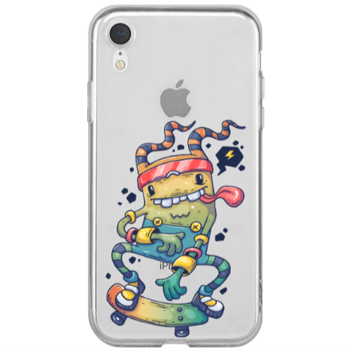 Apple iPhone Xr Dangerous task Transparent Silicone TPU Θήκη