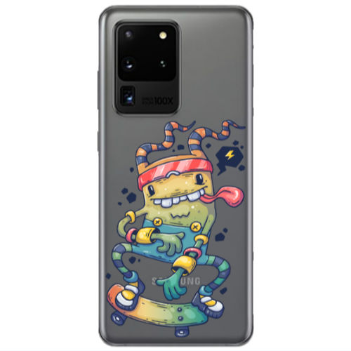 Samsung S20 Ultra Dangerous task Transparent Silicone TPU Θήκη