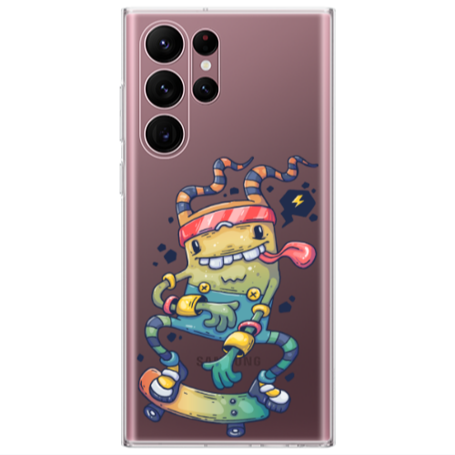 Samsung S22 Ultra Dangerous task Transparent Silicone TPU Θήκη