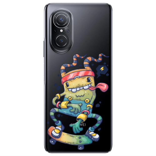 Huawei Nova 9 SE Dangerous task Transparent Silicone TPU Θήκη