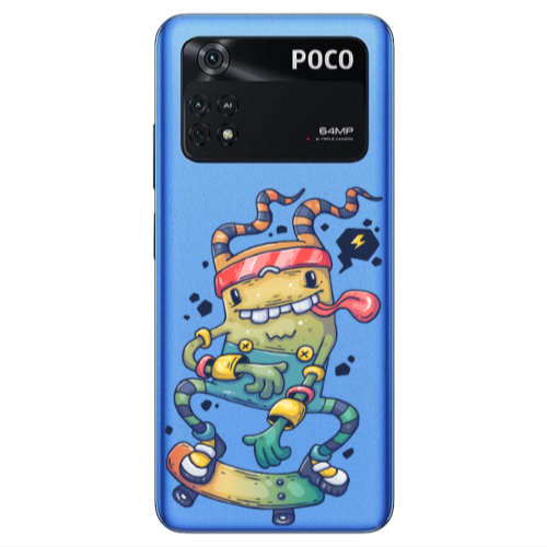 Xiaomi Poco M4 Pro 4G Dangerous task Transparent Silicone TPU Θήκη