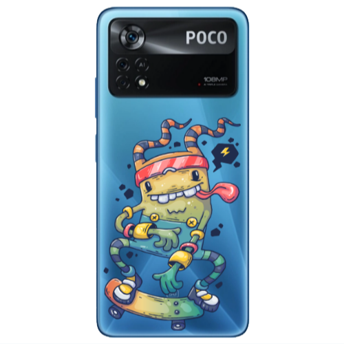 Xiaomi Poco X4 Pro Dangerous task Transparent Silicone TPU Θήκη