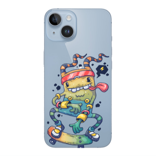 Apple iPhone 14 Plus Dangerous task Transparent Silicone TPU Θήκη