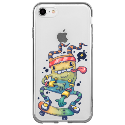 Apple iPhone 7 Dangerous task Transparent Silicone TPU Θήκη