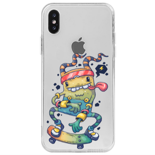 Apple iPhone Xs Dangerous task Transparent Silicone TPU Θήκη