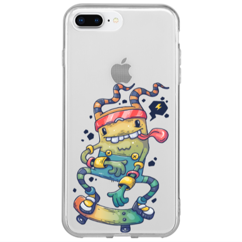 Apple iPhone 7 Plus Dangerous task Transparent Silicone TPU Θήκη