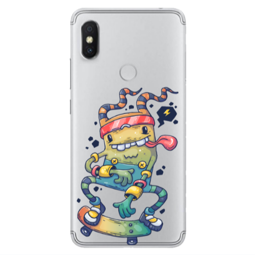 Xiaomi Redmi S2 Dangerous task Transparent Silicone TPU Θήκη