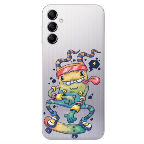 Samsung A14 5G Dangerous task Transparent Silicone TPU Θήκη