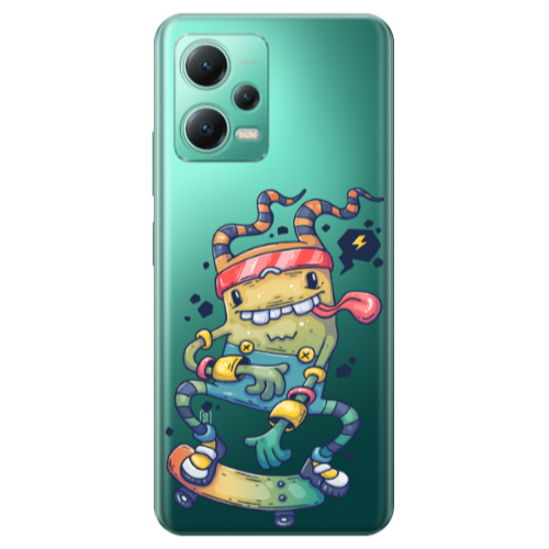 Xiaomi Redmi Note 12 Pro 5G Dangerous task Transparent Silicone TPU Θήκη