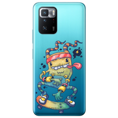 Xiaomi Poco X3 GT Dangerous task Transparent Silicone TPU Θήκη
