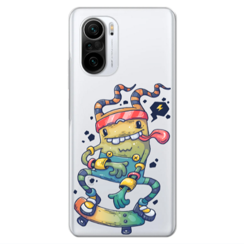 Xiaomi Poco F3 Dangerous task Transparent Silicone TPU Θήκη