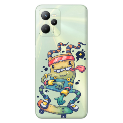 Realme C35 Dangerous task Transparent Silicone TPU Θήκη