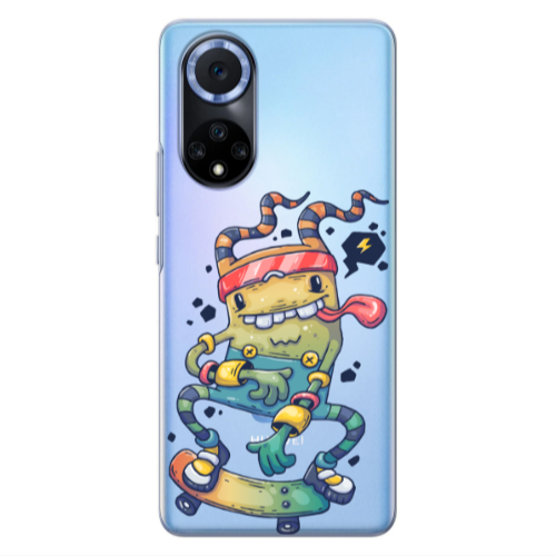 Huawei Nova 9 Dangerous task Transparent Silicone TPU Θήκη