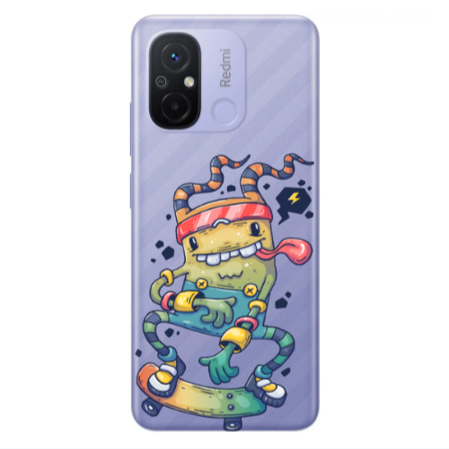 Xiaomi Redmi 12C Dangerous task Transparent Silicone TPU Θήκη