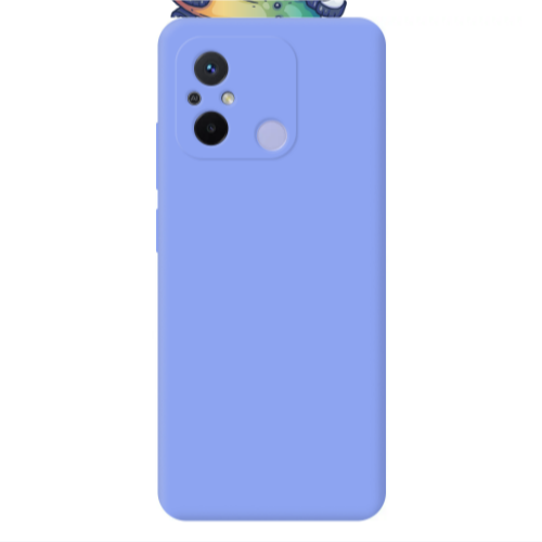 Xiaomi Redmi 12C Dangerous task Light Purple Colored Silicone TPU Θήκη