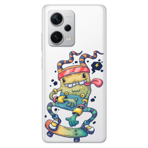 Xiaomi Redmi Note 12 5G Dangerous task Transparent Silicone TPU Θήκη