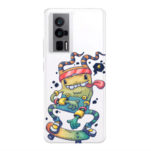 Xiaomi Poco F5 Pro Dangerous task Transparent Silicone TPU Θήκη