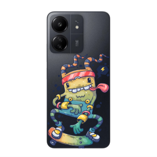 Xiaomi Redmi 13C Dangerous task Transparent Silicone TPU Θήκη