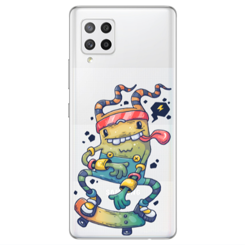Samsung A42 5G Dangerous task Transparent Silicone TPU Θήκη