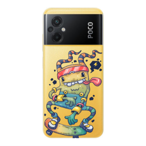 Xiaomi Poco M5 Dangerous task Transparent Silicone TPU Θήκη