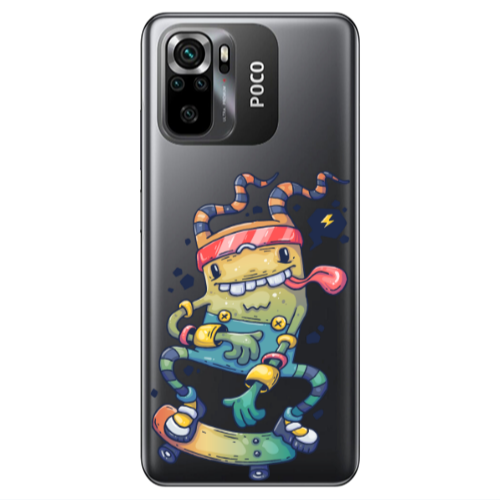 Xiaomi Poco M5 s Dangerous task Transparent Silicone TPU Θήκη