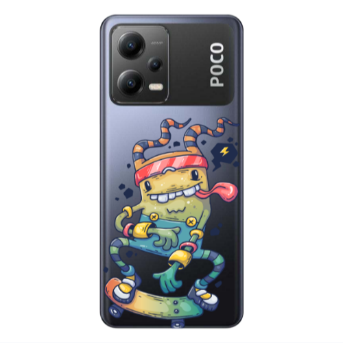 Xiaomi Poco X5 Dangerous task Transparent Silicone TPU Θήκη