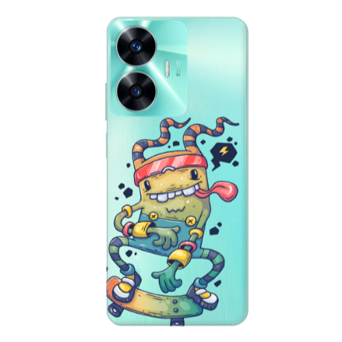 Realme C55 Dangerous task Transparent Silicone TPU Θήκη