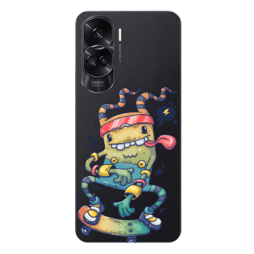 Honor 90 Lite 5G Dangerous task Transparent Silicone TPU Θήκη