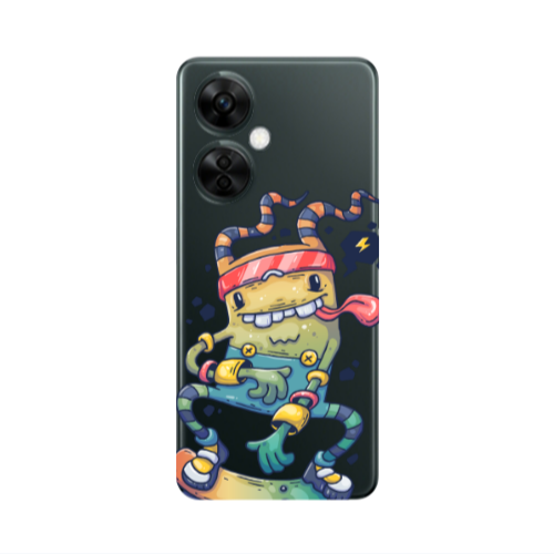 Oneplus Nord CE 3 Lite 5G Dangerous task Transparent Silicone TPU Θήκη