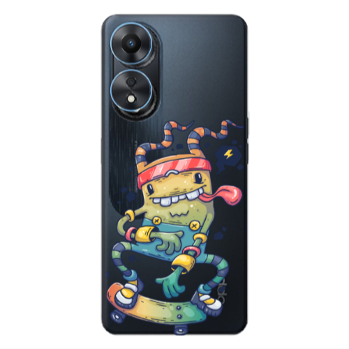 Oppo A 98 Dangerous task Transparent Silicone TPU Θήκη