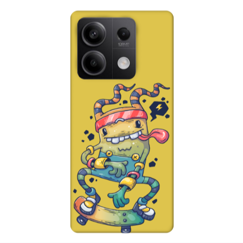 Xiaomi Redmi Note 13 5G Dangerous task Yellow Colored Silicone TPU Θήκη