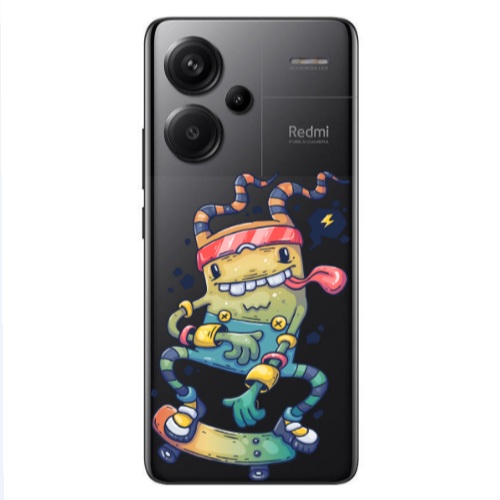 Xiaomi Redmi Note 13 Pro+ 5G  Dangerous task Transparent Silicone TPU Θήκη
