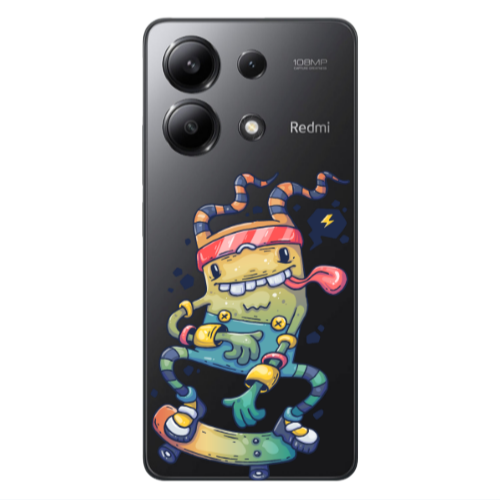 Xiaomi Redmi Note 13 4G Dangerous task Transparent Silicone TPU Θήκη